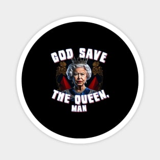 God Save the Queen Man Magnet